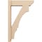 Ekena Millwork 6-in W x 20-in D x 32-in H Balboa Slat Rough Cedar Woodgrain TimberThane Outlooker, Primed Tan OUTUR060X20X32BOA24RCPR - alternate 6